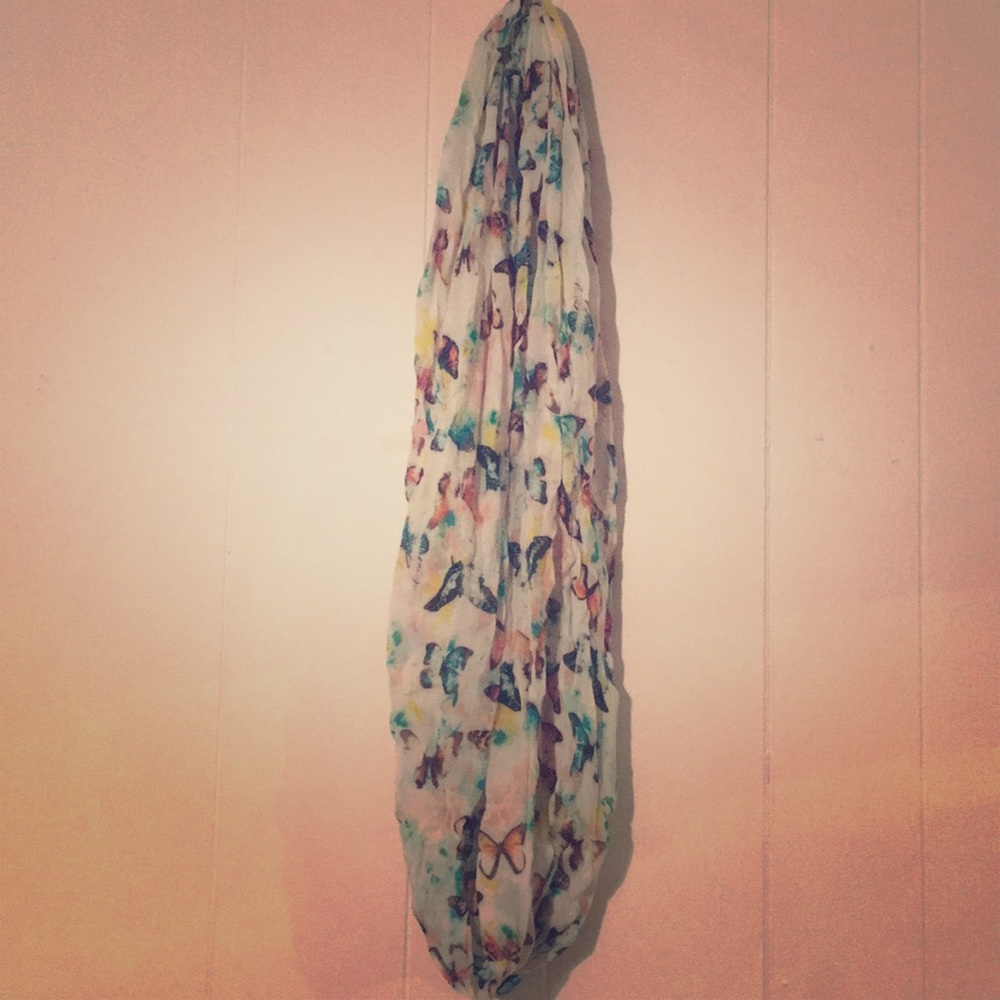 Butterfly Infinity Scarf